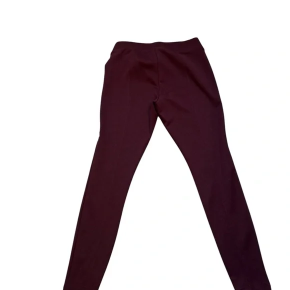 Old Navy Women's Deep Burgundy Leggings - Picture 4 of 7